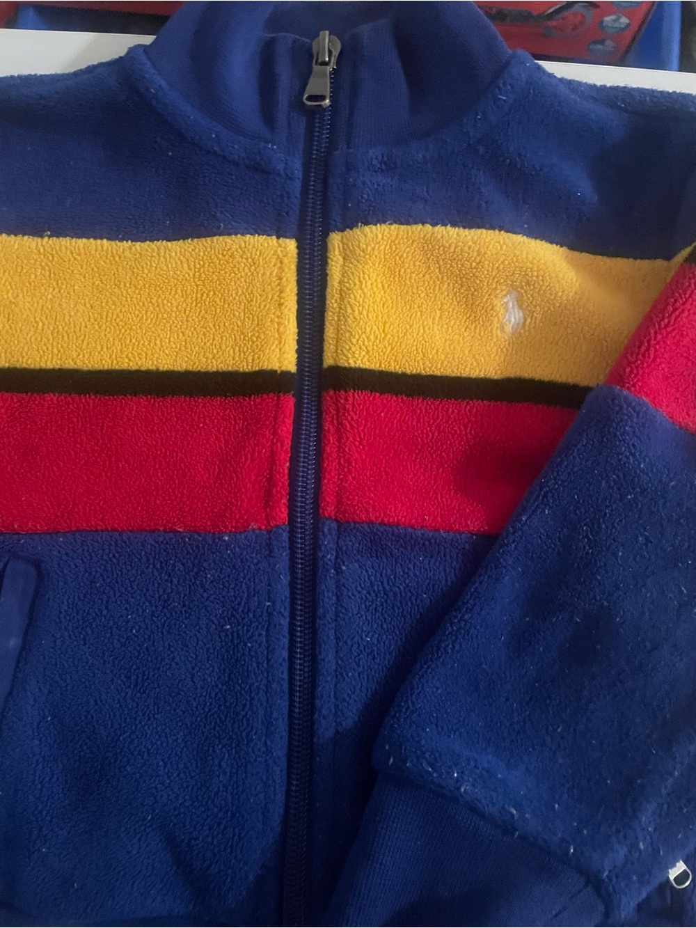 Polo by Ralph Lauren Fleece Full Zipper Jacket with pockets. Size 2t